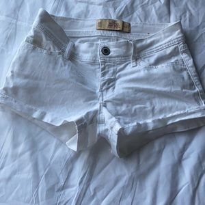 White Hollister Shorts